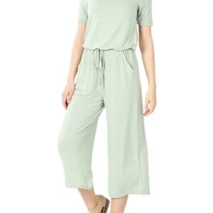 Zenana Green Jumpsuit